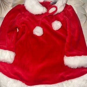 Le Top Red Dress with White Trim